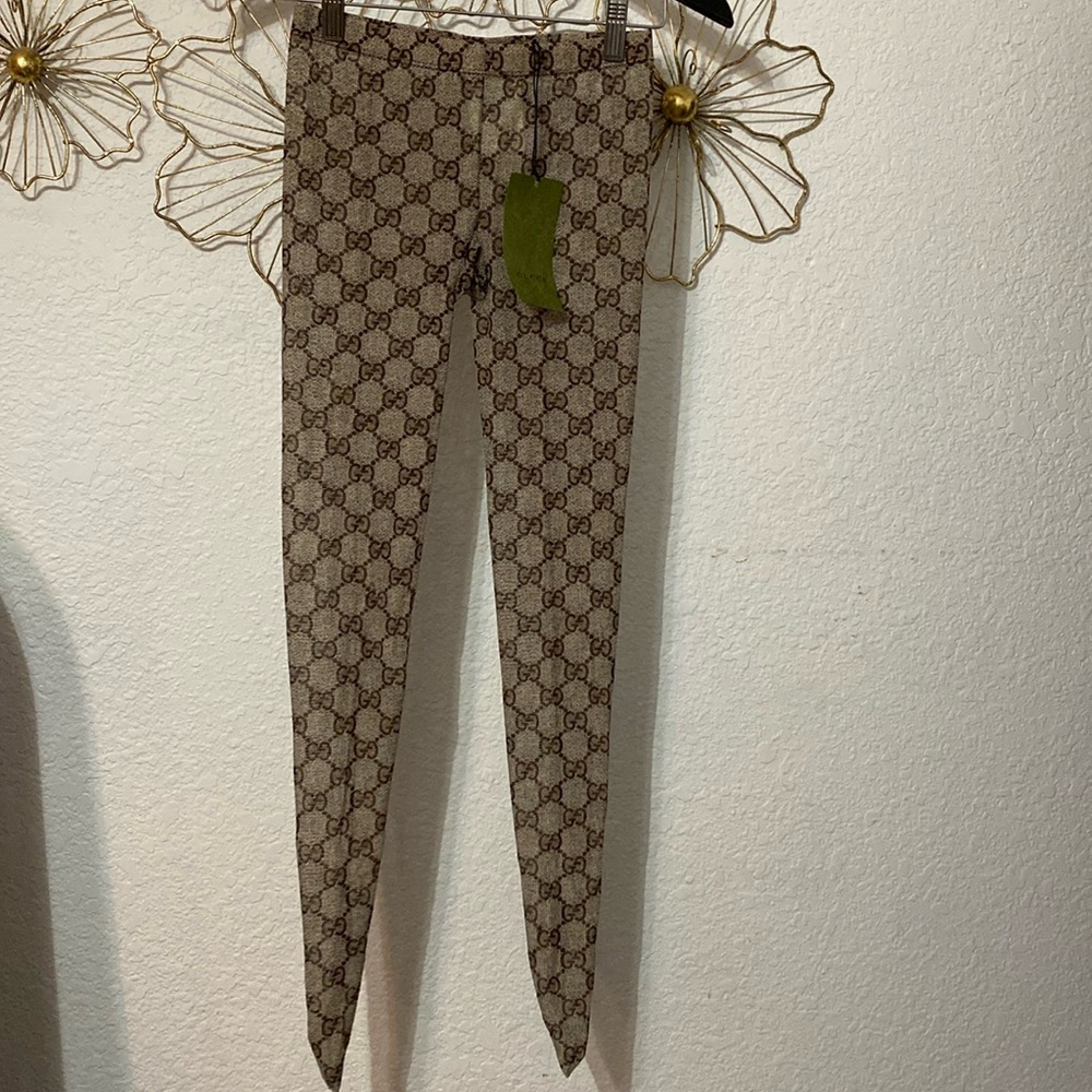 New Gucci original GG tights size small
